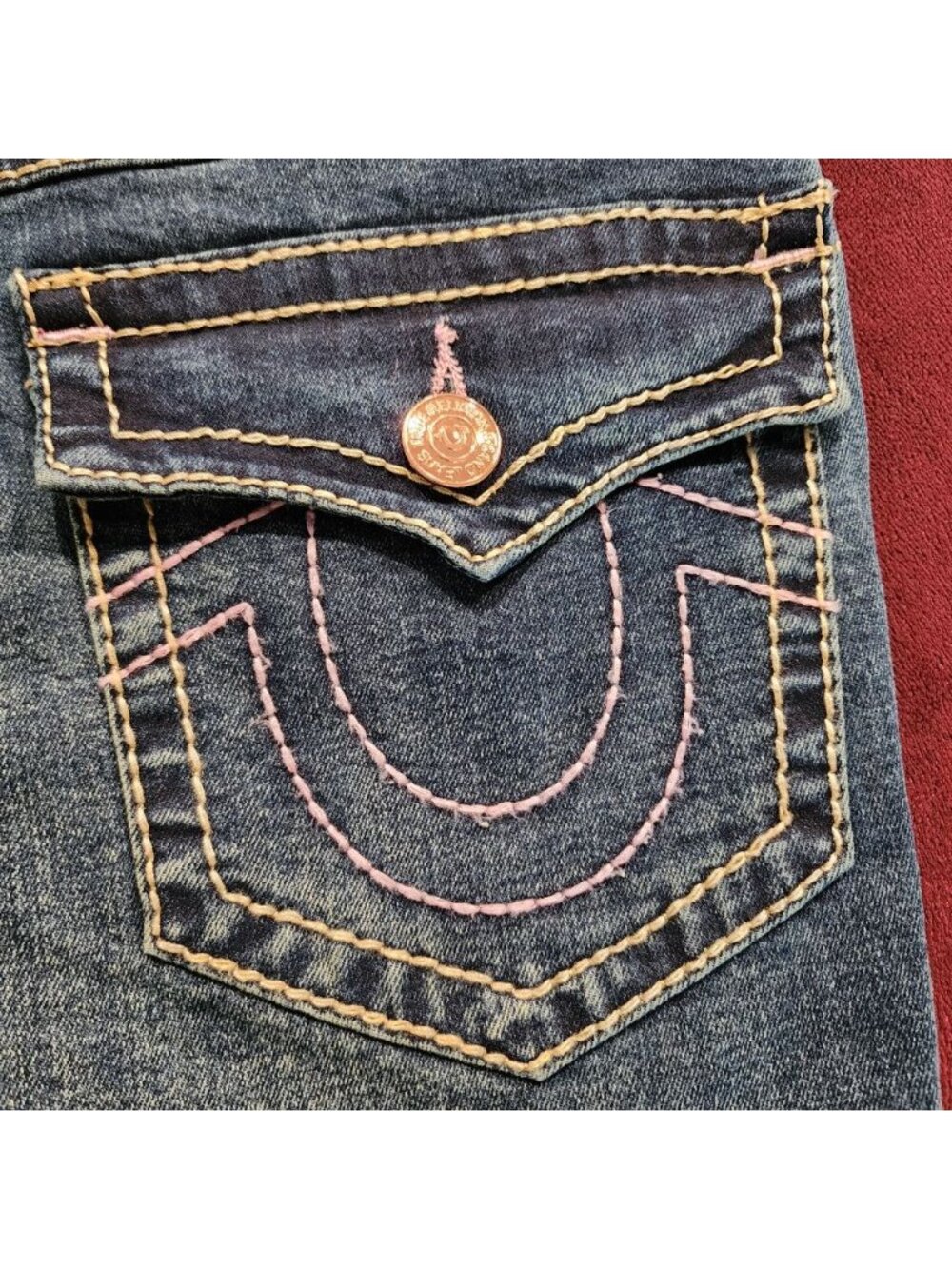 True Religion Women's Denim Jeans High Rise Super Skinny Blue Size 28 NWT - Picture 6 of 16